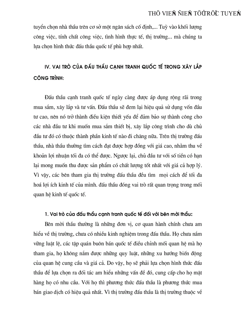 image for page Đấu thầu quốc tế trong xây lắp ở Việt Nam thực trạng và giải pháp nâng cao hiệu quả