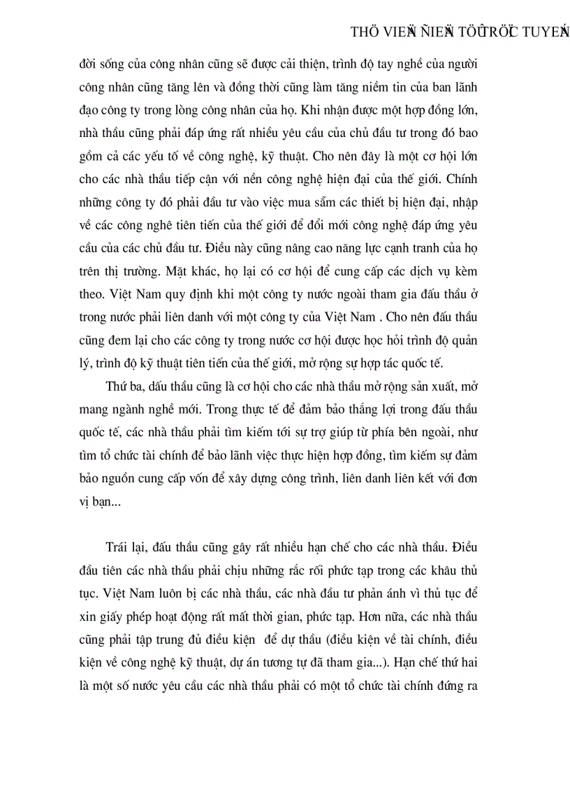 image for page Đấu thầu quốc tế trong xây lắp ở Việt Nam thực trạng và giải pháp nâng cao hiệu quả