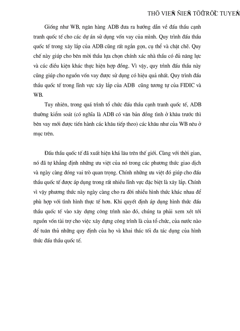 image for page Đấu thầu quốc tế trong xây lắp ở Việt Nam thực trạng và giải pháp nâng cao hiệu quả