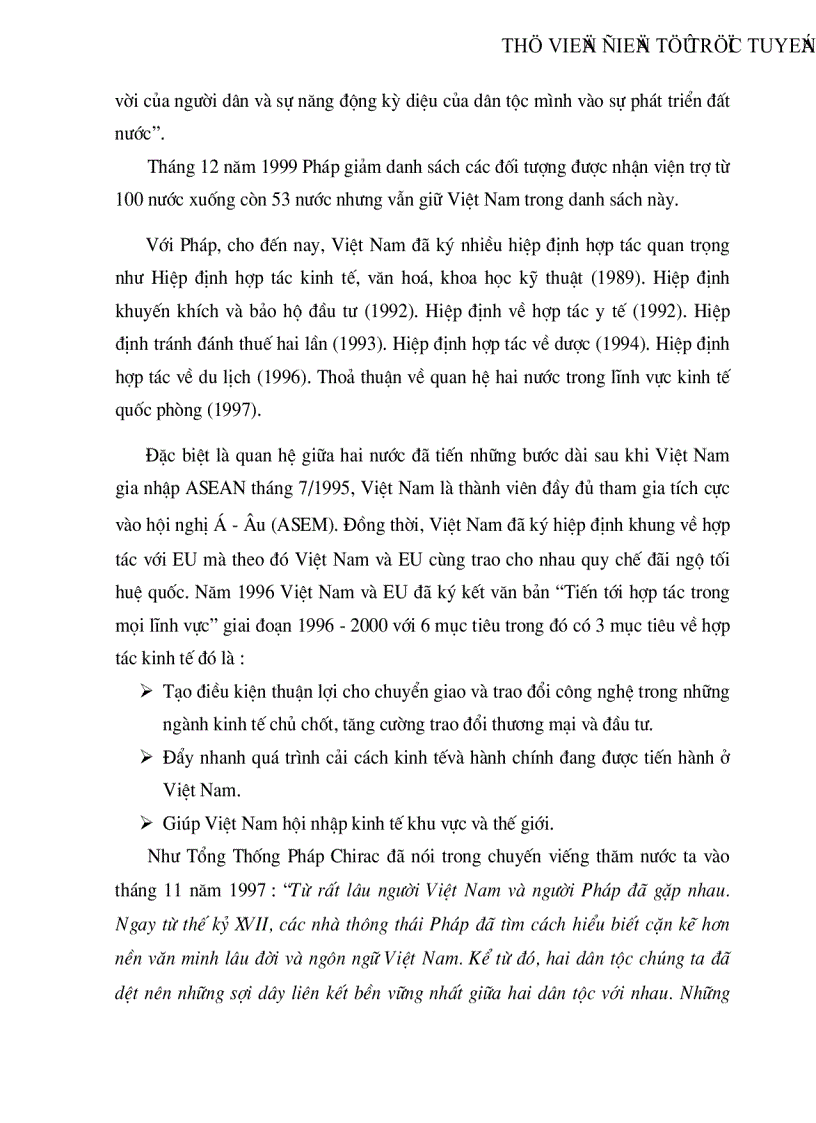 image for page Quan hệ thương mại và đầu tư Pháp Việt thực trạng và triển vọng