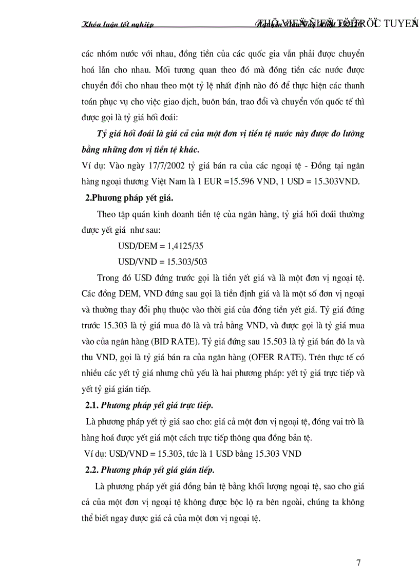 image for page Ảnh hưởng của biến động tỷ giá hối đoái tới hoạt động xuất nhập khẩu ở việt nam trong thời gian qua