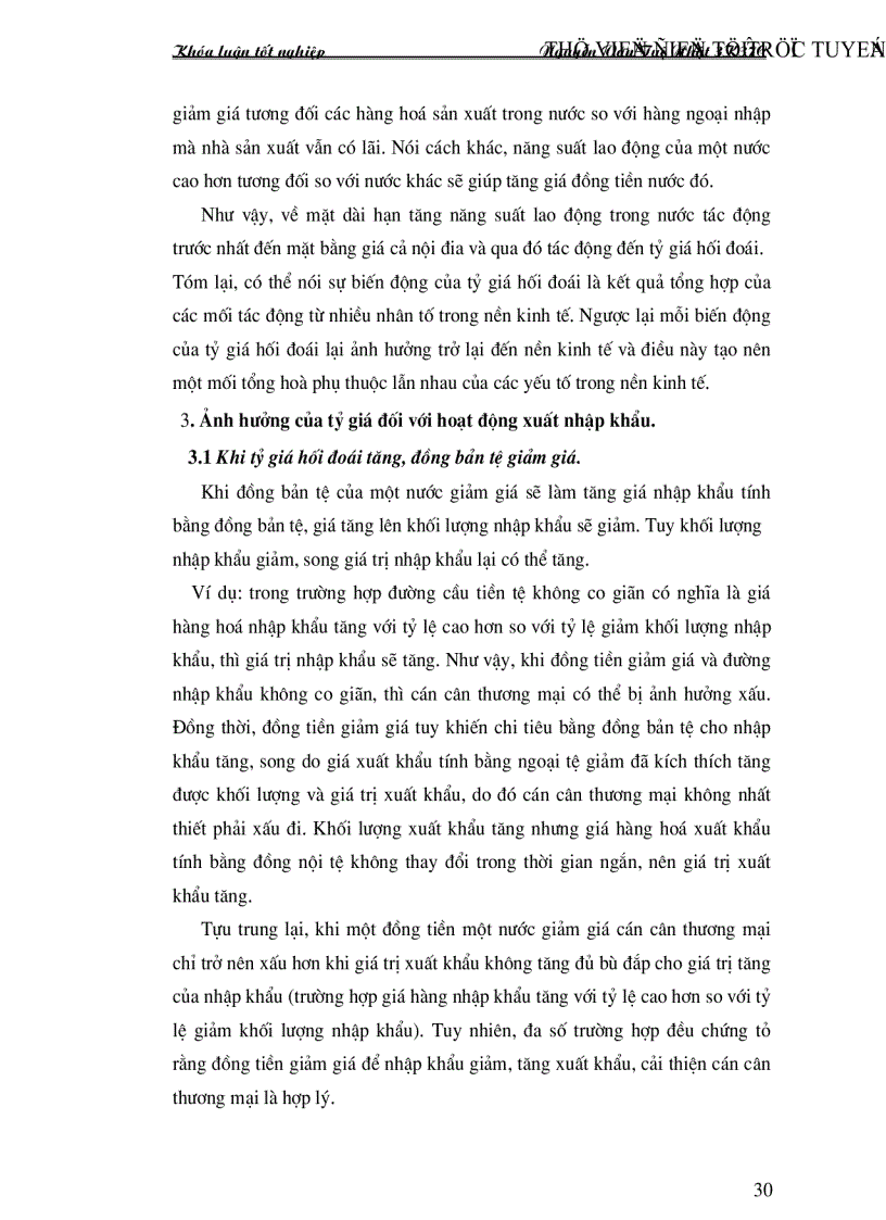 image for page Ảnh hưởng của biến động tỷ giá hối đoái tới hoạt động xuất nhập khẩu ở việt nam trong thời gian qua