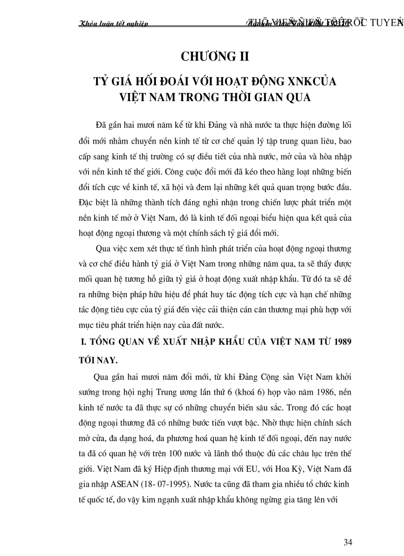 image for page Ảnh hưởng của biến động tỷ giá hối đoái tới hoạt động xuất nhập khẩu ở việt nam trong thời gian qua