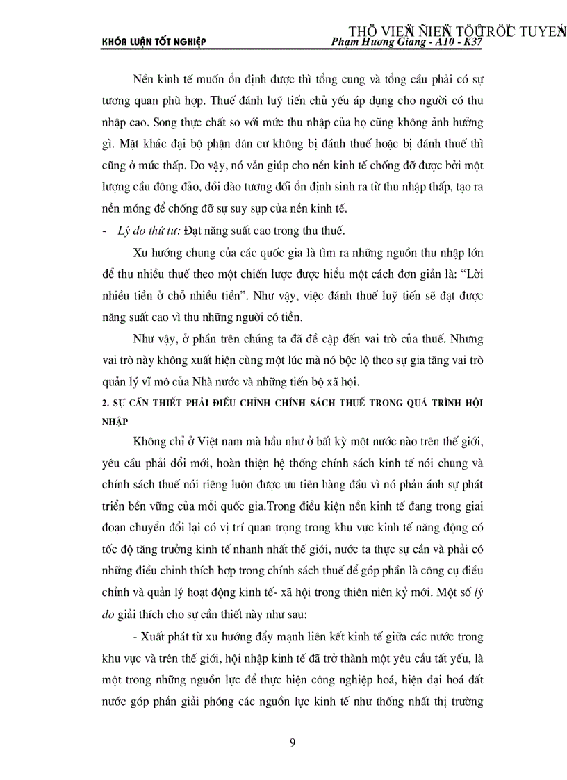 image for page Điều chỉnh chính sách thuế của Việt nam trong quá trình hội nhập kinh tế khu vực và thế giới