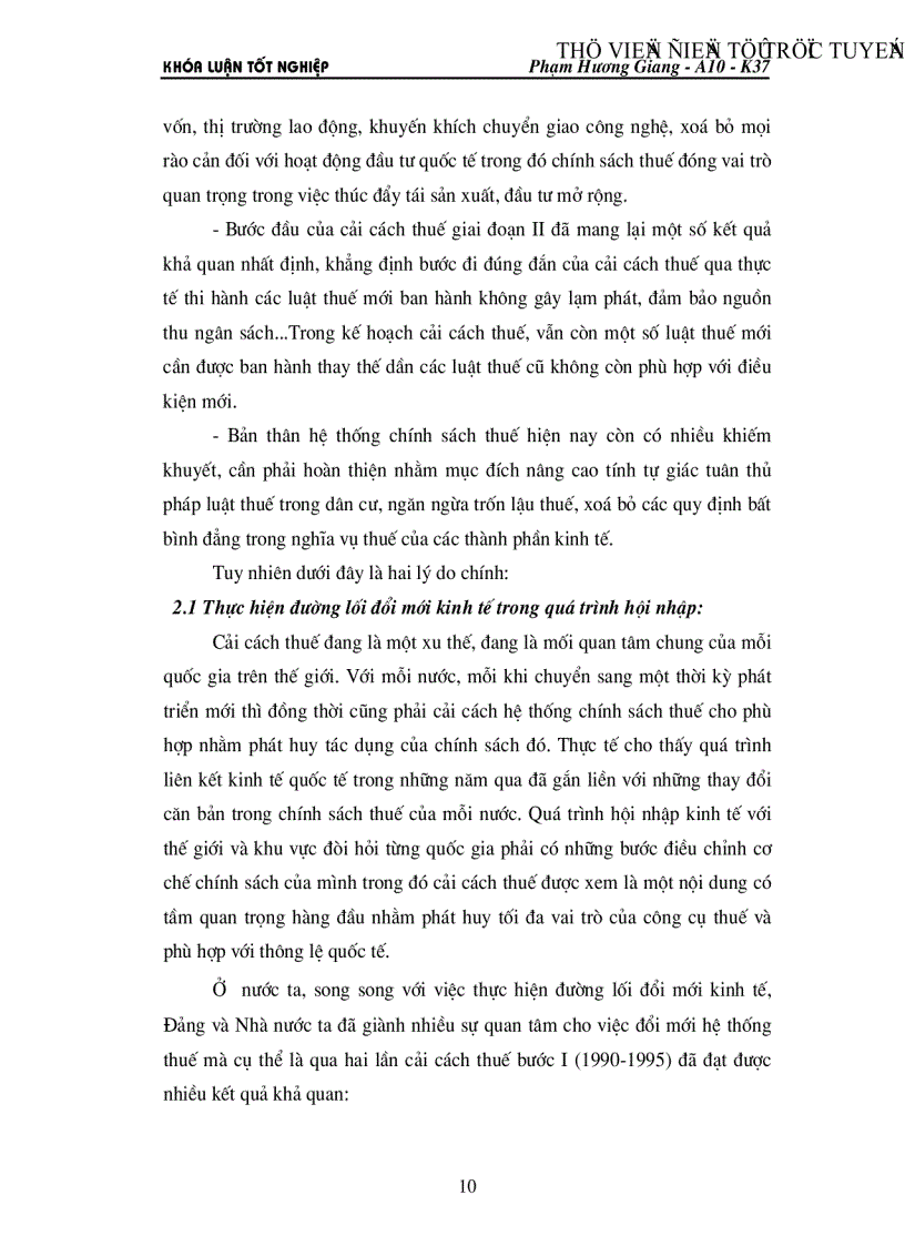 image for page Điều chỉnh chính sách thuế của Việt nam trong quá trình hội nhập kinh tế khu vực và thế giới