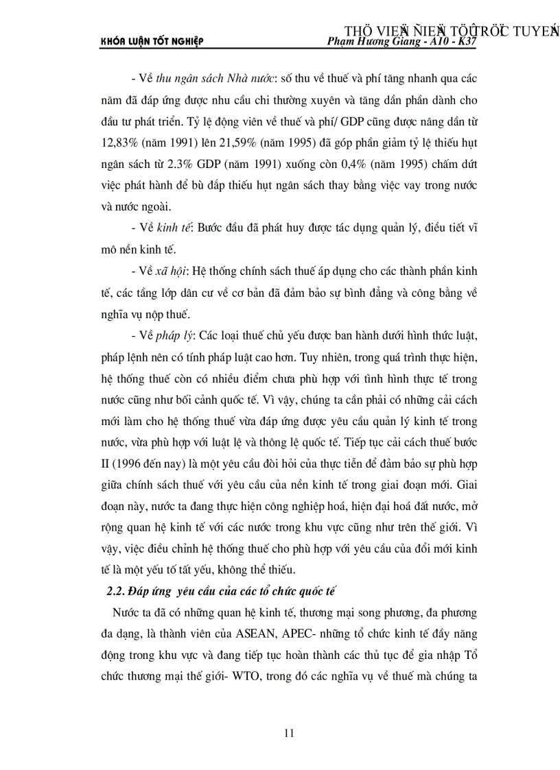 image for page Điều chỉnh chính sách thuế của Việt nam trong quá trình hội nhập kinh tế khu vực và thế giới
