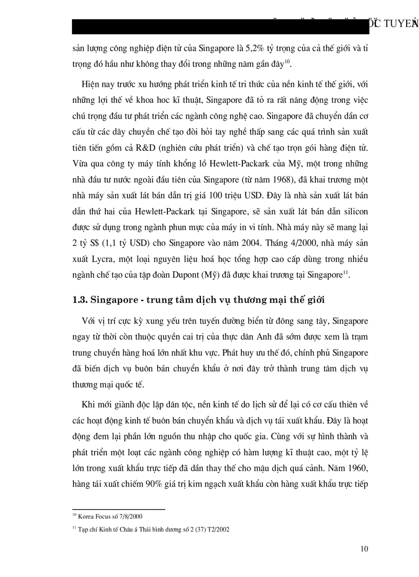 image for page Thực trạng triển vọng và các giải pháp thúc đẩy quan hệ kinh tế thương mại Việt Nam Singapore