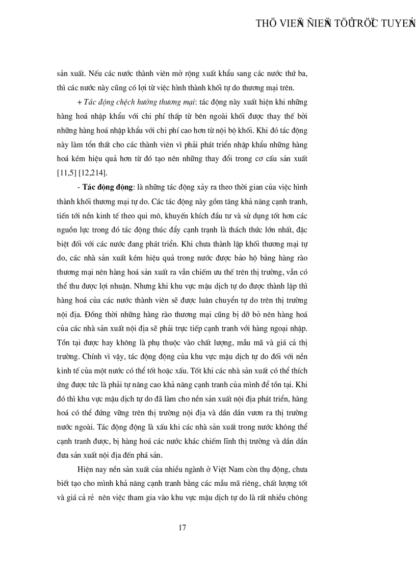 image for page Khu vực mậu dịch tự do ASEAN AFTA và những tác động của AFTA đến Việt Nam