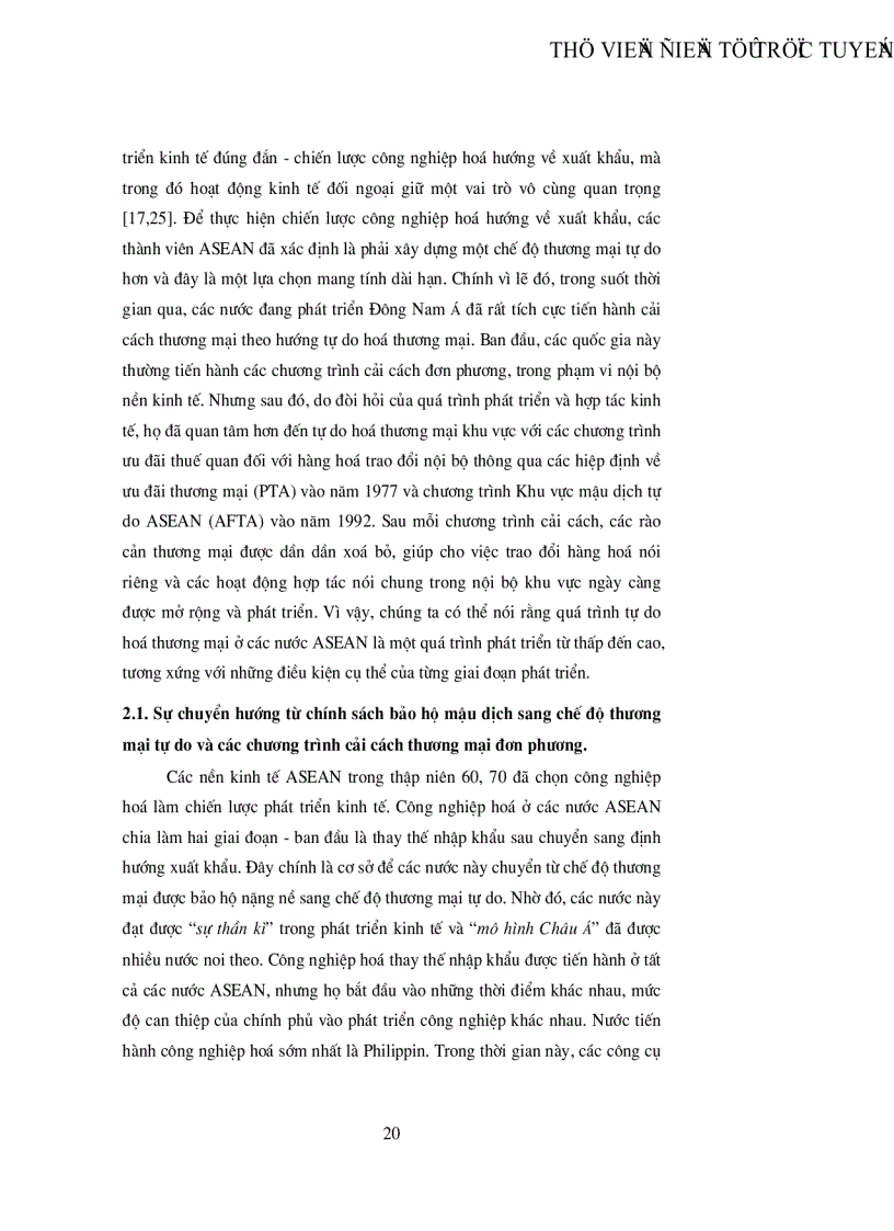 image for page Khu vực mậu dịch tự do ASEAN AFTA và những tác động của AFTA đến Việt Nam