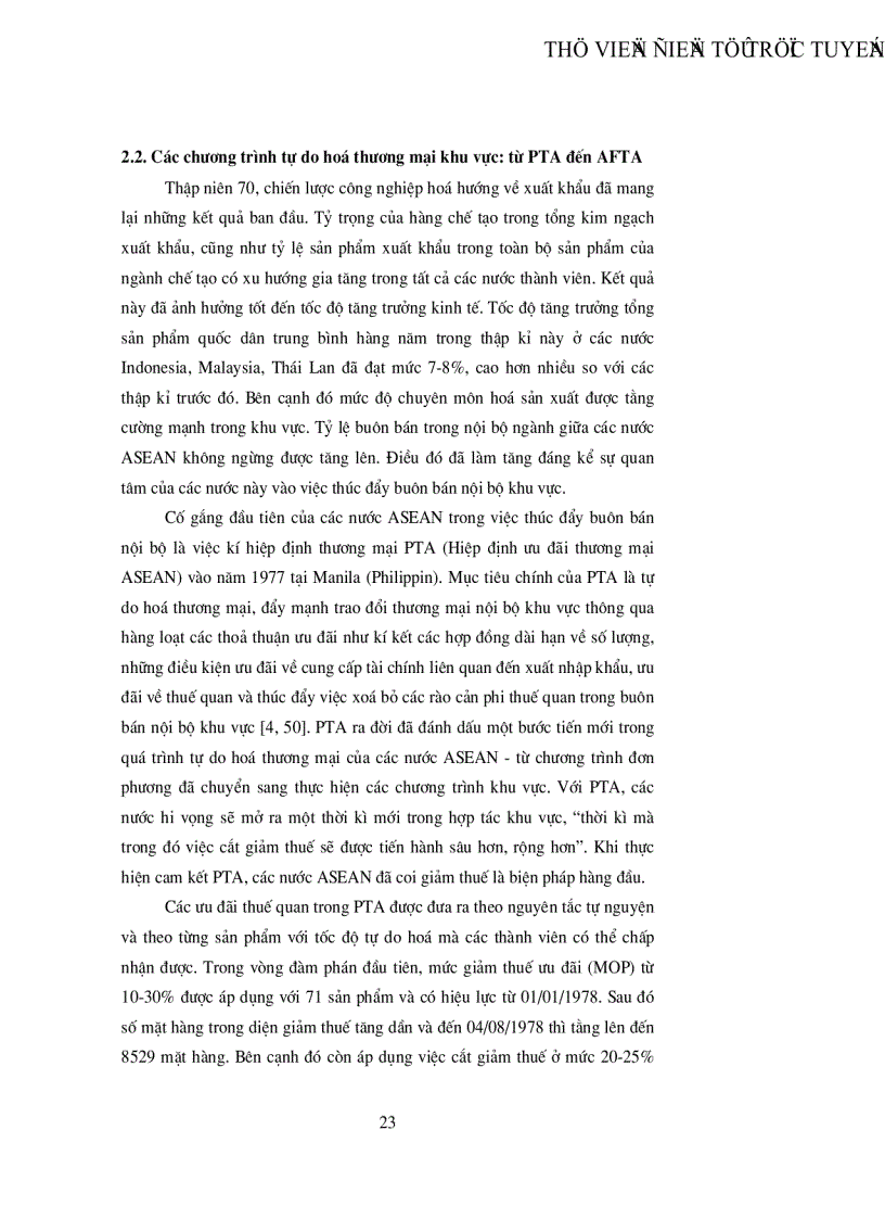 image for page Khu vực mậu dịch tự do ASEAN AFTA và những tác động của AFTA đến Việt Nam
