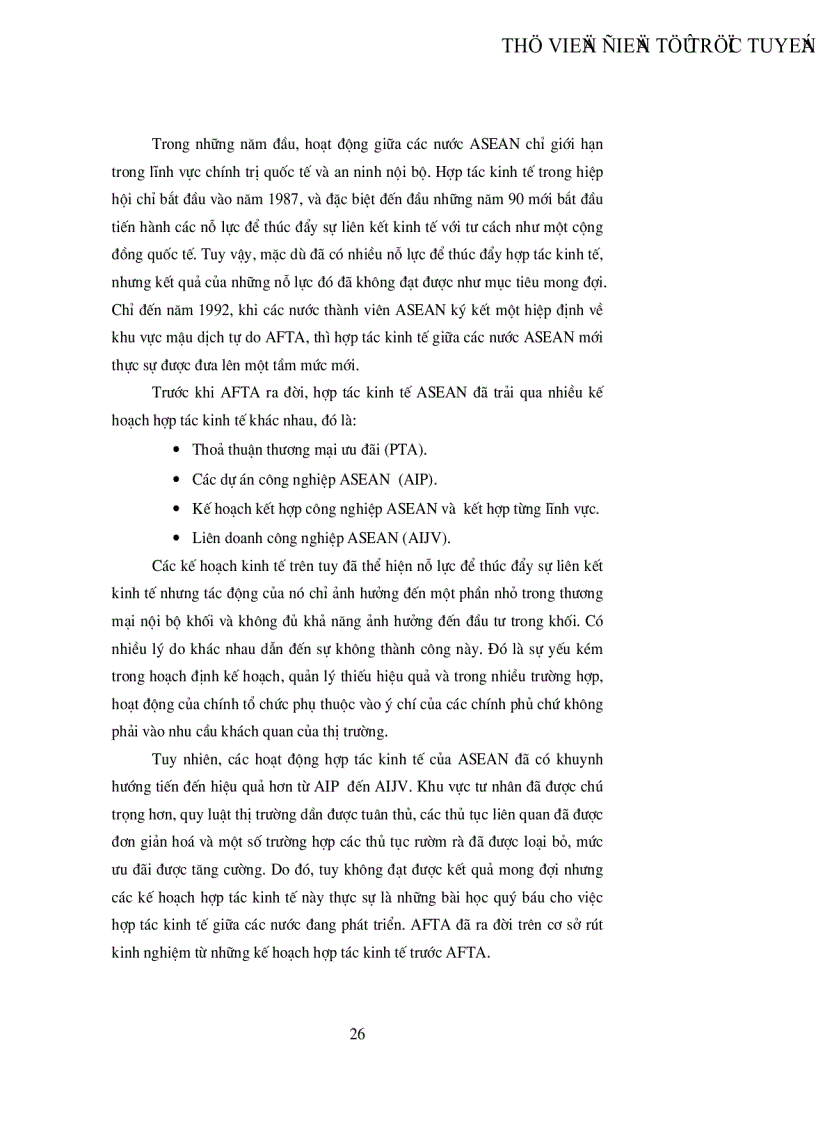 image for page Khu vực mậu dịch tự do ASEAN AFTA và những tác động của AFTA đến Việt Nam