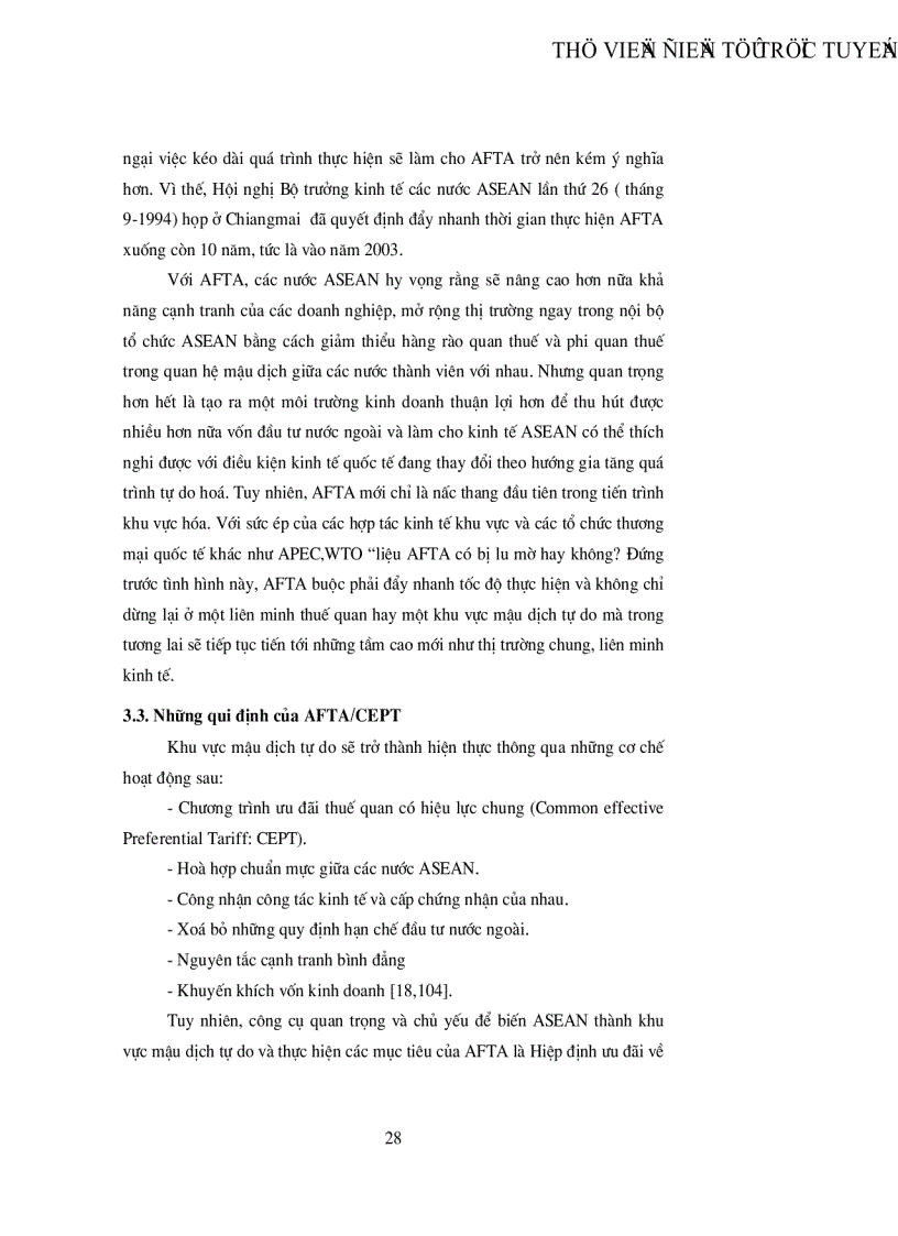 image for page Khu vực mậu dịch tự do ASEAN AFTA và những tác động của AFTA đến Việt Nam