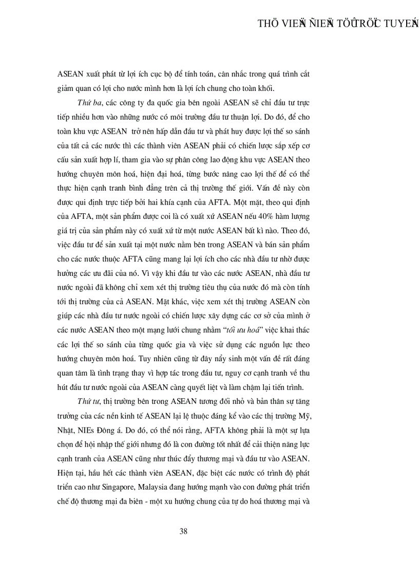image for page Khu vực mậu dịch tự do ASEAN AFTA và những tác động của AFTA đến Việt Nam