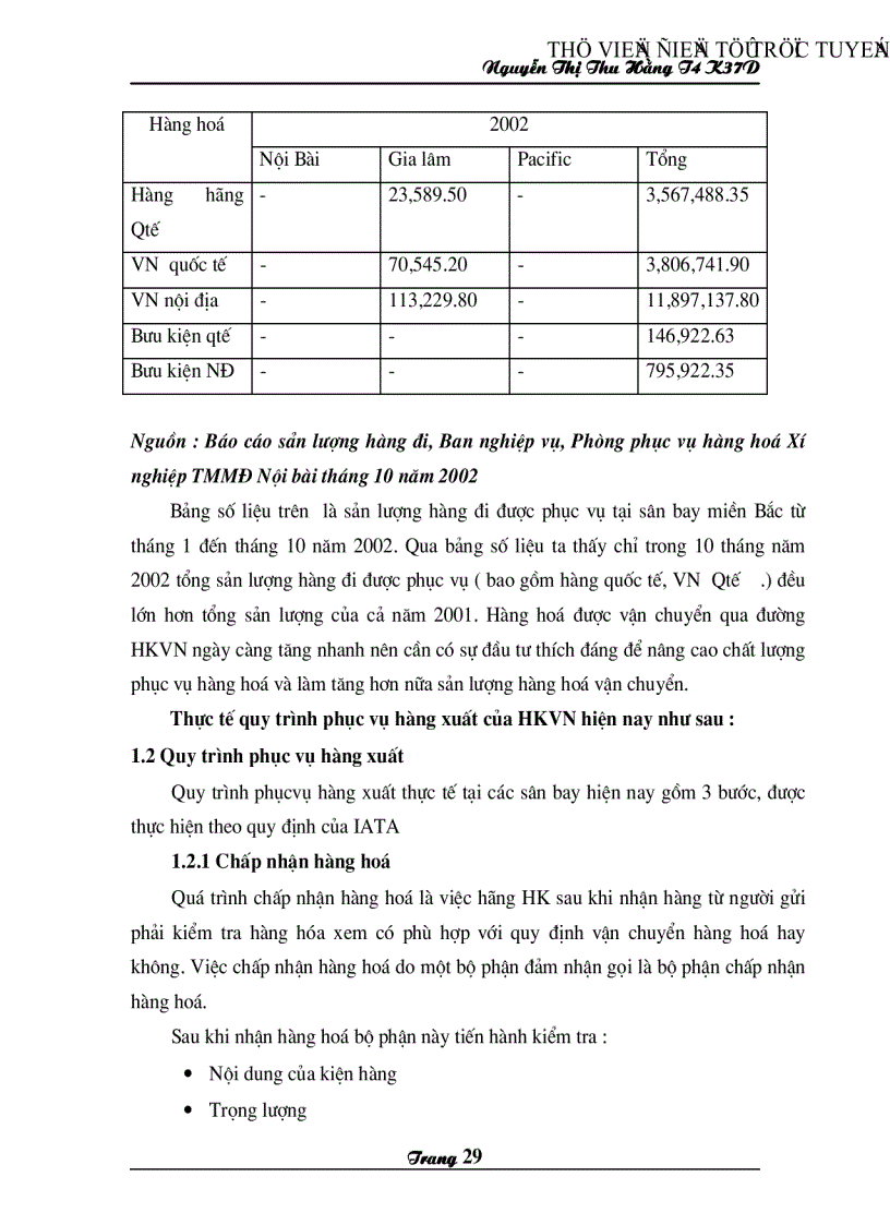 image for page Các giải pháp nâng cao chất lượng dịch vụ hàng hoá của hãng hàng không quốc gia việt nam Vietnam Airlines