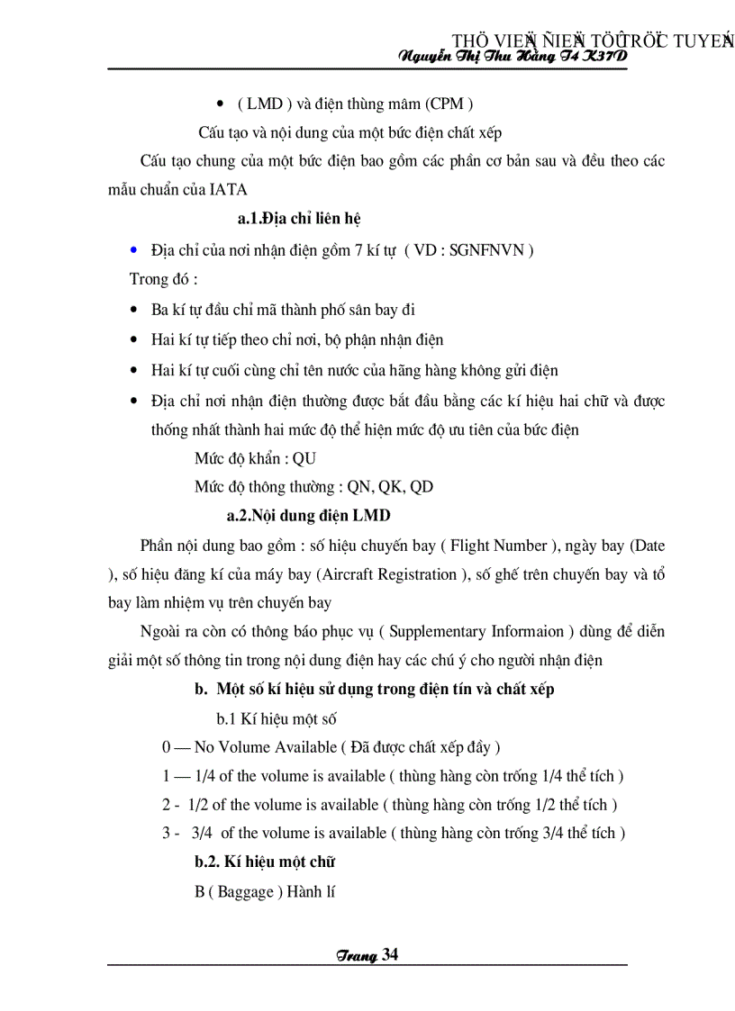image for page Các giải pháp nâng cao chất lượng dịch vụ hàng hoá của hãng hàng không quốc gia việt nam Vietnam Airlines