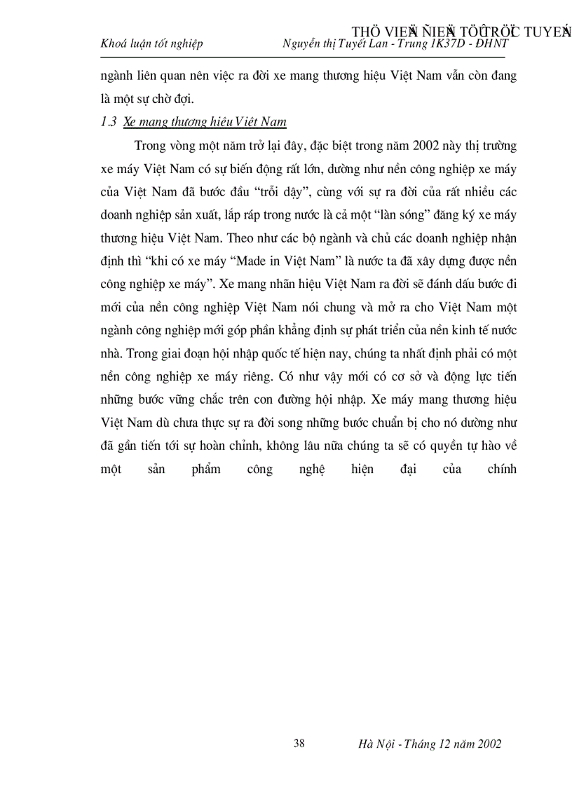 image for page Hoạt động quảng cáo của công ty trách nhiệm hữu hạn Lý Hồng King và xây dựng chiến lược quảng cáo cho sản phẩm xe máy mang thương hiệu Việt Nam
