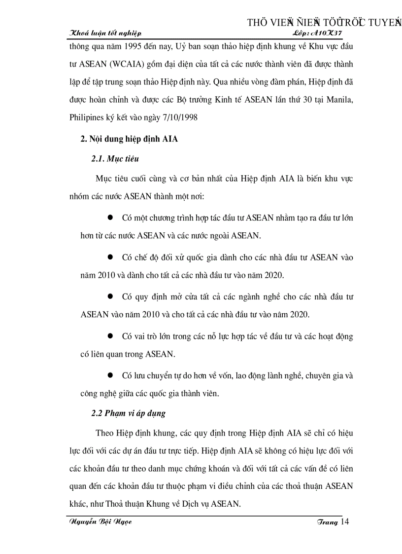 image for page AIA Khu vực đầu tư ASEAN cơ hội cho các quốc gia Đông Nam á phát triển hoạt động đầu tư