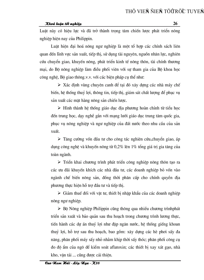 image for page Một số giải pháp điều chỉnh cơ cấu sản xuất nông nghiệp của Việt Nam trong quá trình hội nhập khu vực mậu dịch tự do ASEAN AFTA