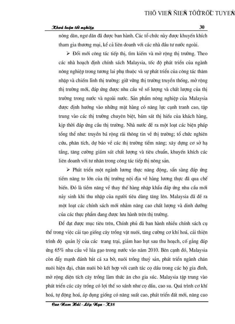 image for page Một số giải pháp điều chỉnh cơ cấu sản xuất nông nghiệp của Việt Nam trong quá trình hội nhập khu vực mậu dịch tự do ASEAN AFTA