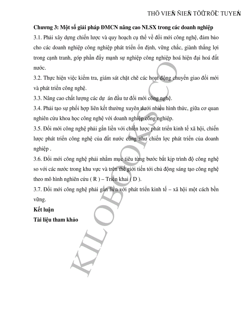 image for page Thực trạng và một số giải pháp đổi mới công nghệ nâng cao năng lực sản xuất trong các doanh nghiệp