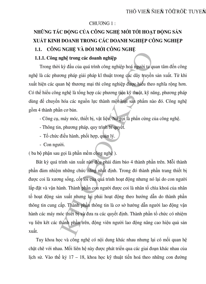 image for page Thực trạng và một số giải pháp đổi mới công nghệ nâng cao năng lực sản xuất trong các doanh nghiệp