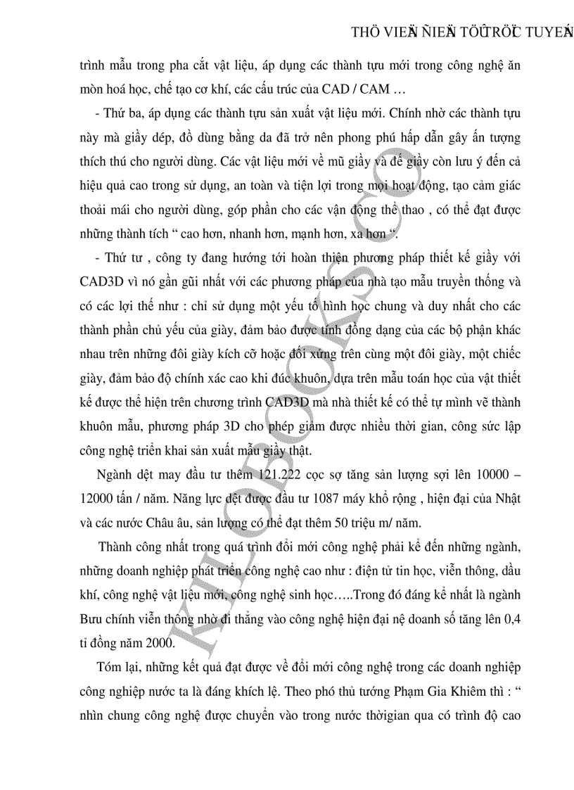 image for page Thực trạng và một số giải pháp đổi mới công nghệ nâng cao năng lực sản xuất trong các doanh nghiệp