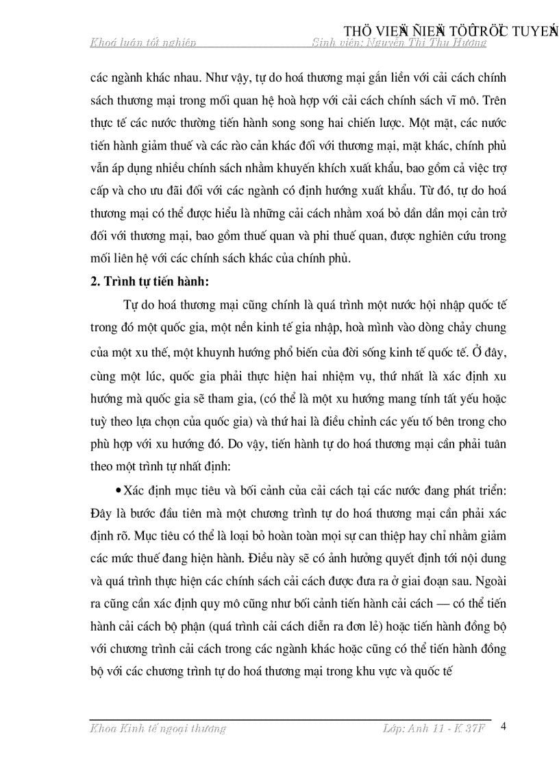 image for page Một số vấn đề về tự do hoá thương mại ở các nước đang phát triển và thực tiễn tiến hành quá trình này ở Việt Nam