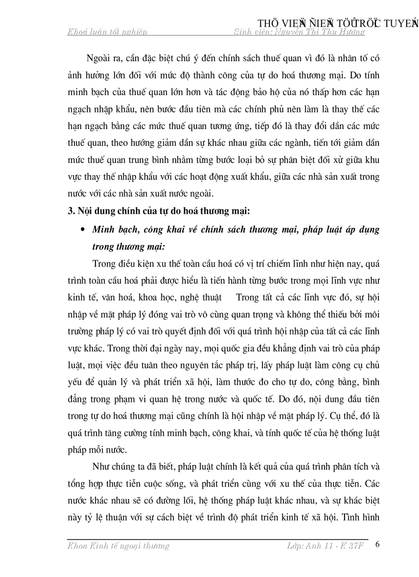 image for page Một số vấn đề về tự do hoá thương mại ở các nước đang phát triển và thực tiễn tiến hành quá trình này ở Việt Nam