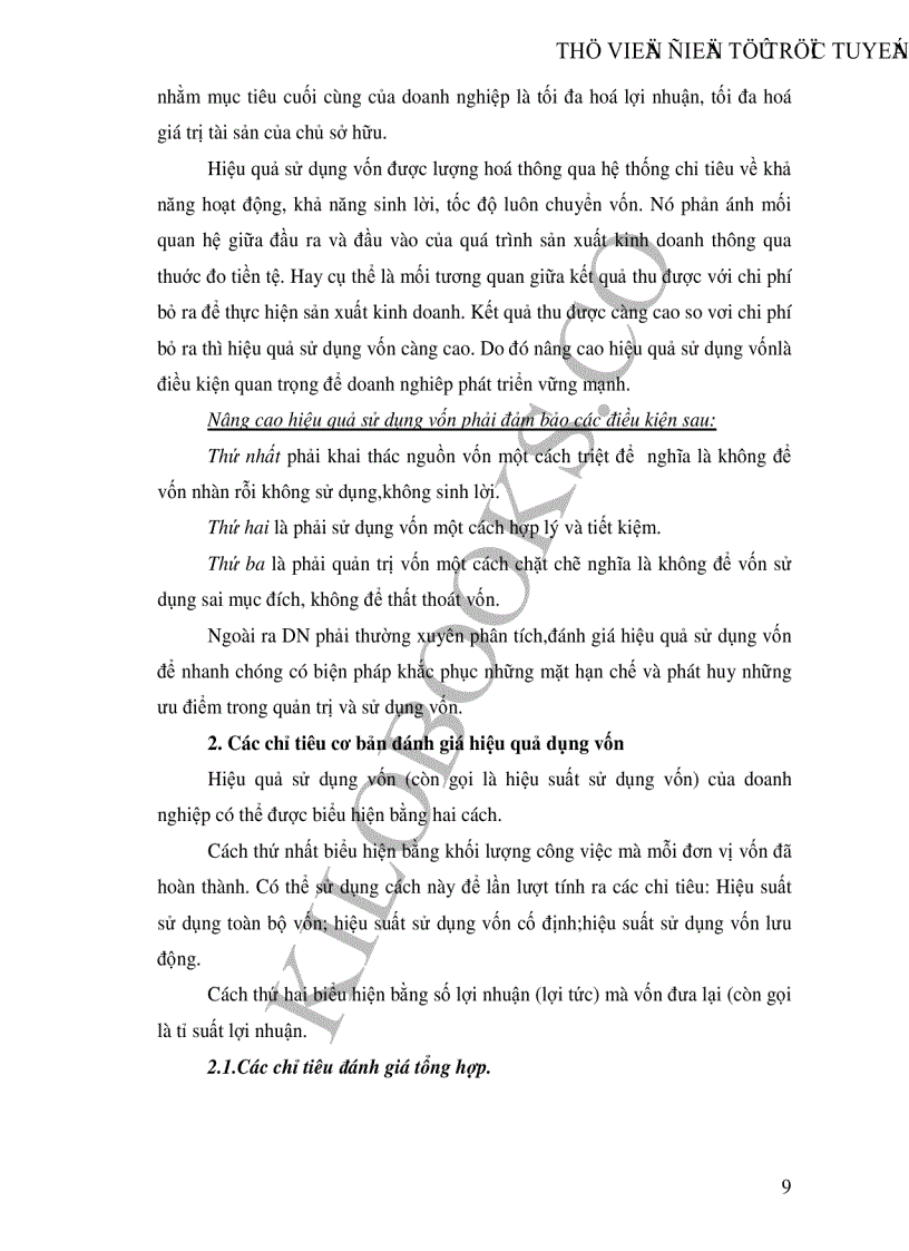 image for page Một số giải pháp nhằm nâng cao hiệu quả sử dụng vốn trong các doanh nghiệp Nhà nước DNNN ở Việt Nam hiện nay