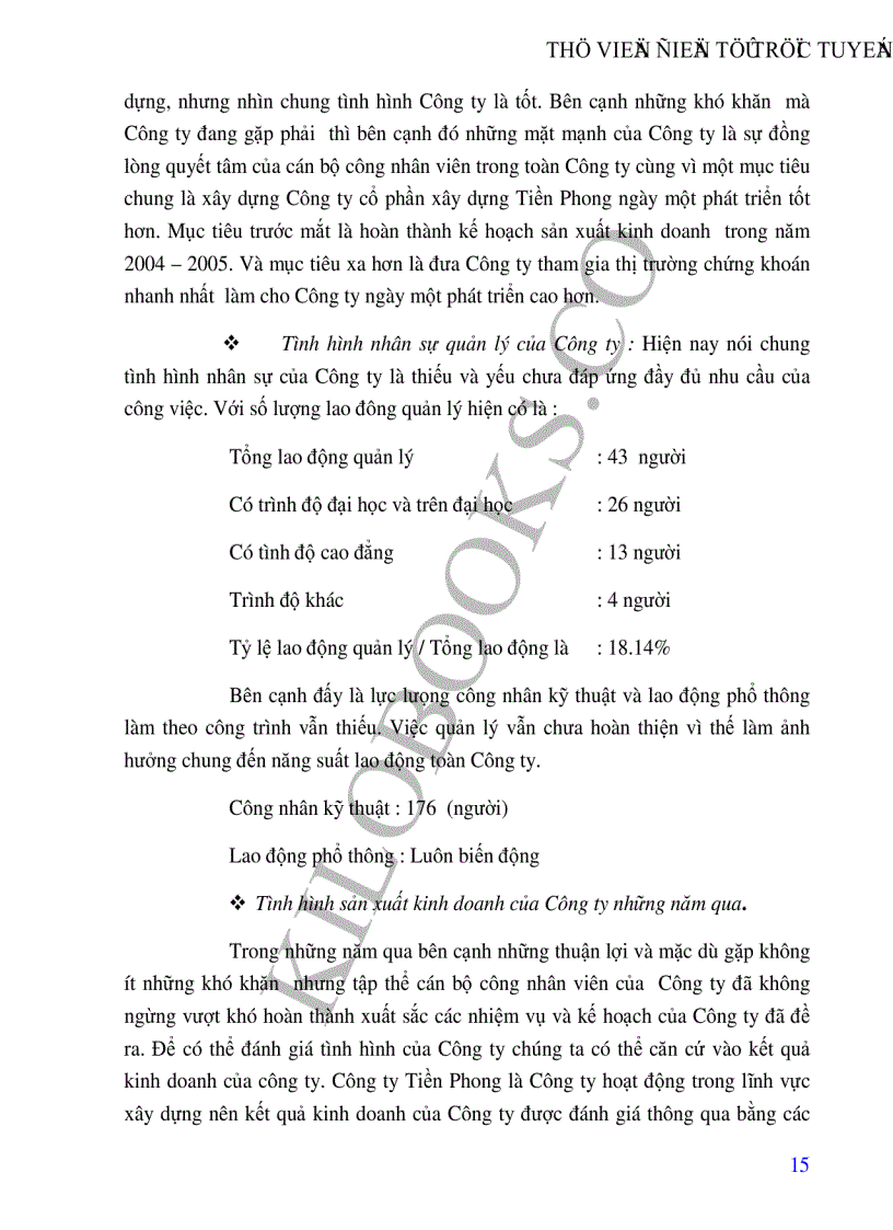 image for page Hoàn thiện bộ máy quản lý của Công ty cổ phần đầu tư và xây dựng Tiền Phong