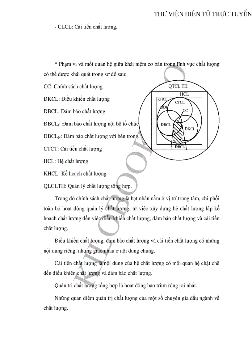 image for page Quản lý chất lượng thực trạng và một số giải pháp nhằm áp dụng một cách hợp lý và hiệu quả hệ thống quản trị chất lượng trong các doanh nghiệp Việt Nam