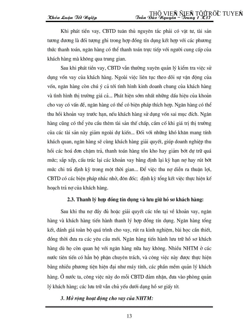 image for page Giải pháp nhằm mở rộng hoạt động cho vay các Tổng Công Ty Nhà nước tại Sở giao dịch I Ngân hàng Công thương Việt Nam