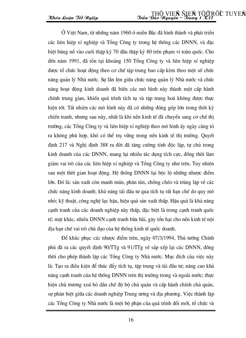 image for page Giải pháp nhằm mở rộng hoạt động cho vay các Tổng Công Ty Nhà nước tại Sở giao dịch I Ngân hàng Công thương Việt Nam