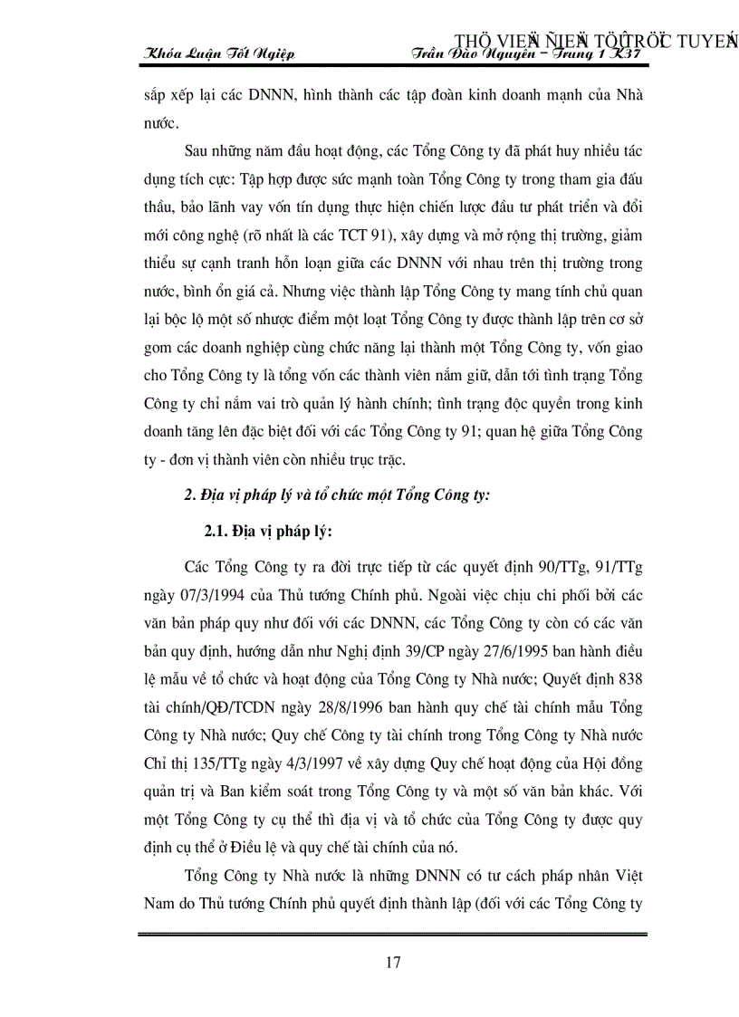 image for page Giải pháp nhằm mở rộng hoạt động cho vay các Tổng Công Ty Nhà nước tại Sở giao dịch I Ngân hàng Công thương Việt Nam