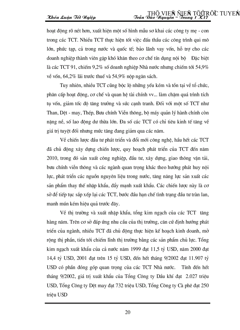 image for page Giải pháp nhằm mở rộng hoạt động cho vay các Tổng Công Ty Nhà nước tại Sở giao dịch I Ngân hàng Công thương Việt Nam