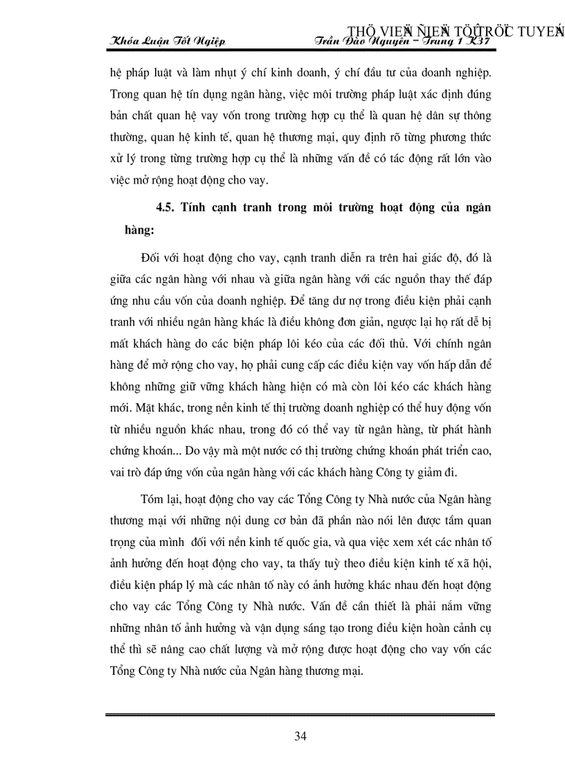 image for page Giải pháp nhằm mở rộng hoạt động cho vay các Tổng Công Ty Nhà nước tại Sở giao dịch I Ngân hàng Công thương Việt Nam