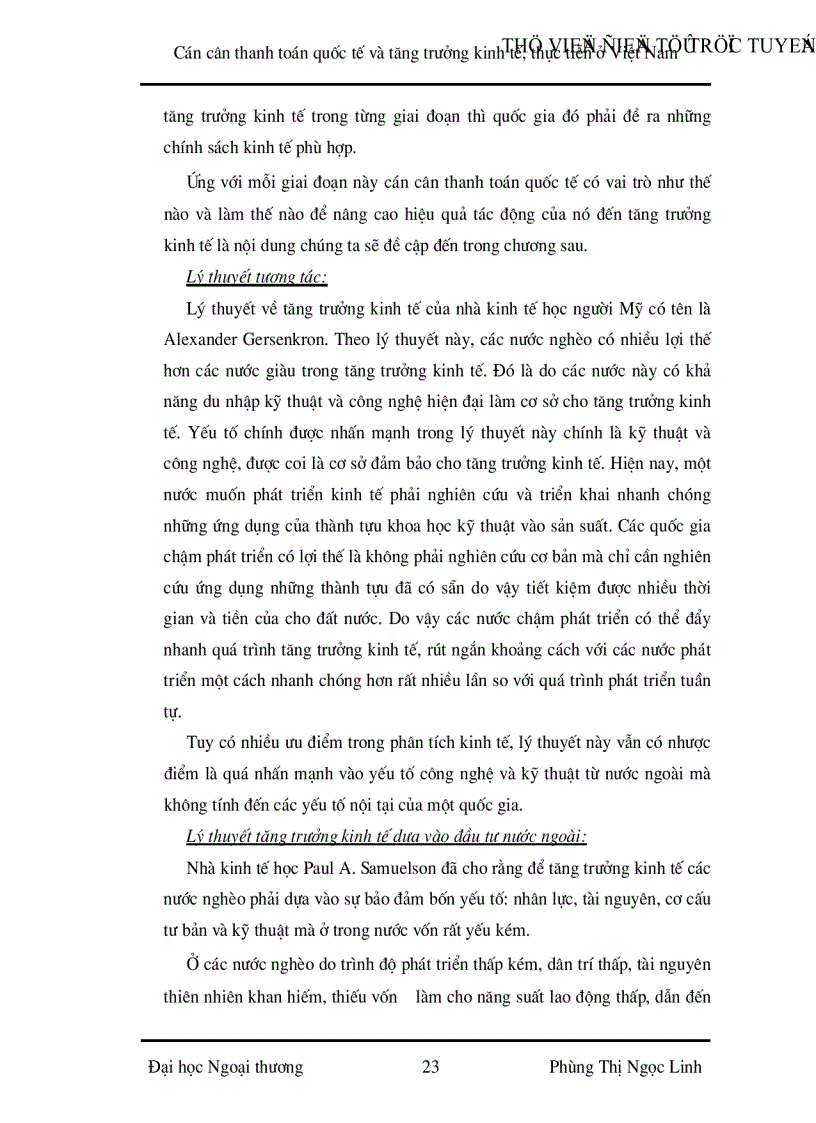 image for page Cán cân thanh toán quốc tế và tăng trưởng kinh tế Thực tiễn ở Việt Nam