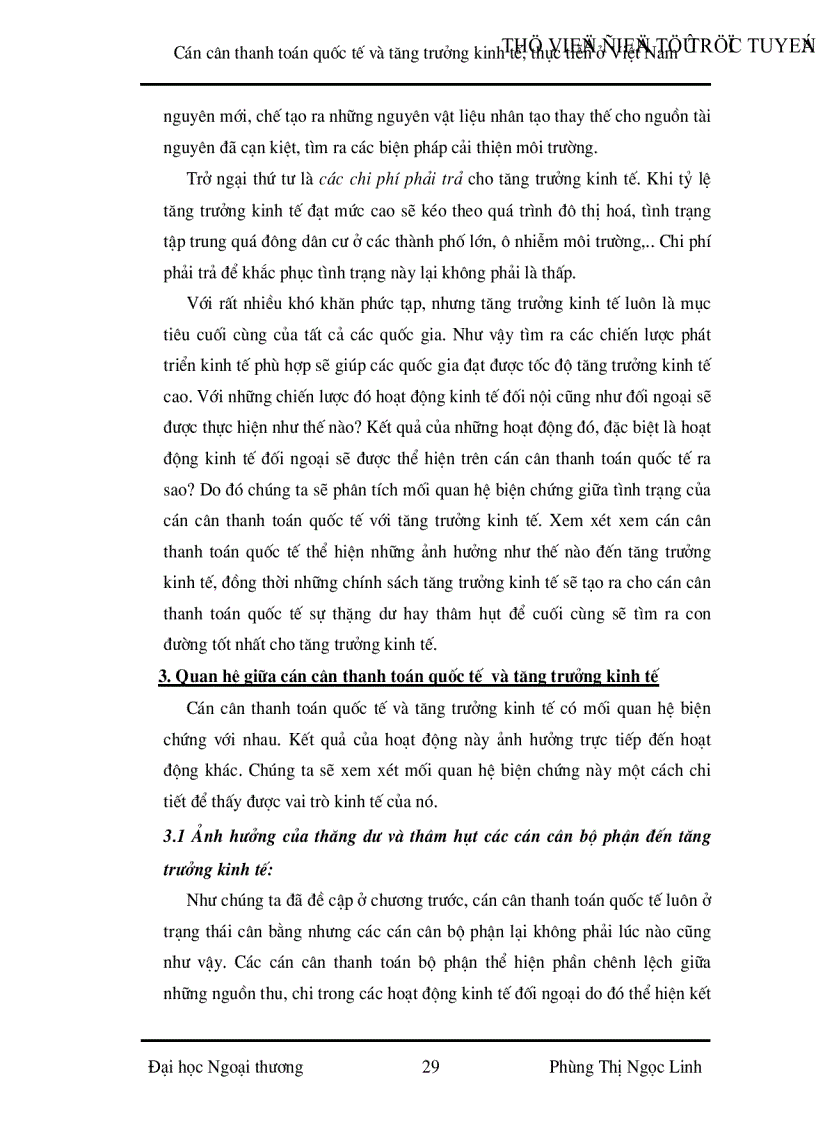 image for page Cán cân thanh toán quốc tế và tăng trưởng kinh tế Thực tiễn ở Việt Nam