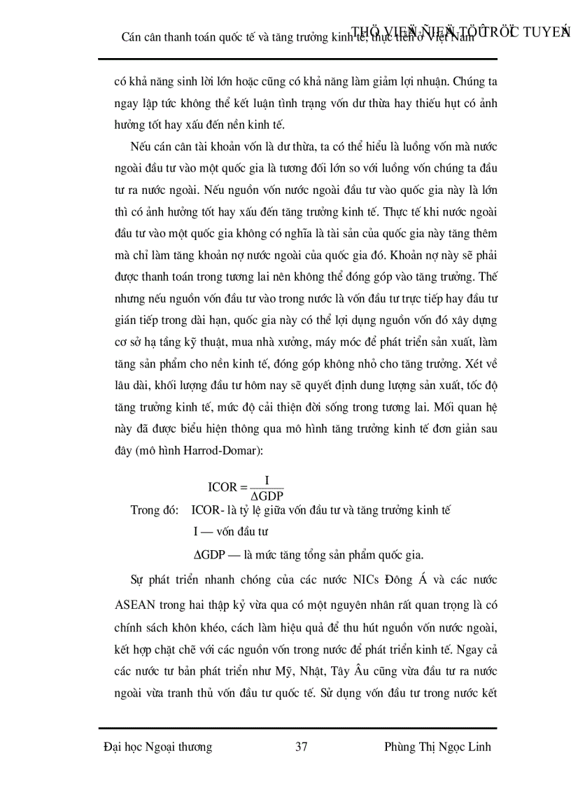 image for page Cán cân thanh toán quốc tế và tăng trưởng kinh tế Thực tiễn ở Việt Nam