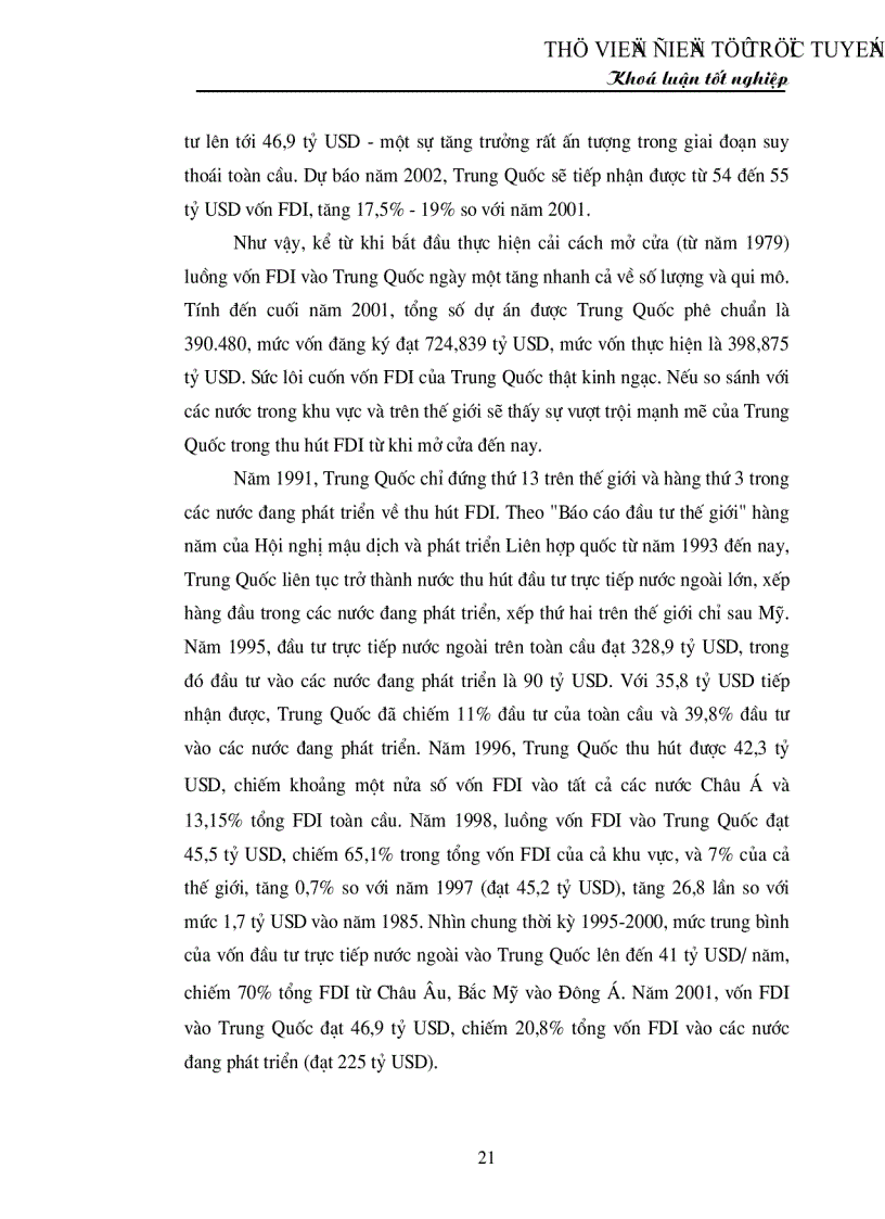 image for page Chính sách thu hút FDI của Trung Quốc và bài học đối với Việt Nam