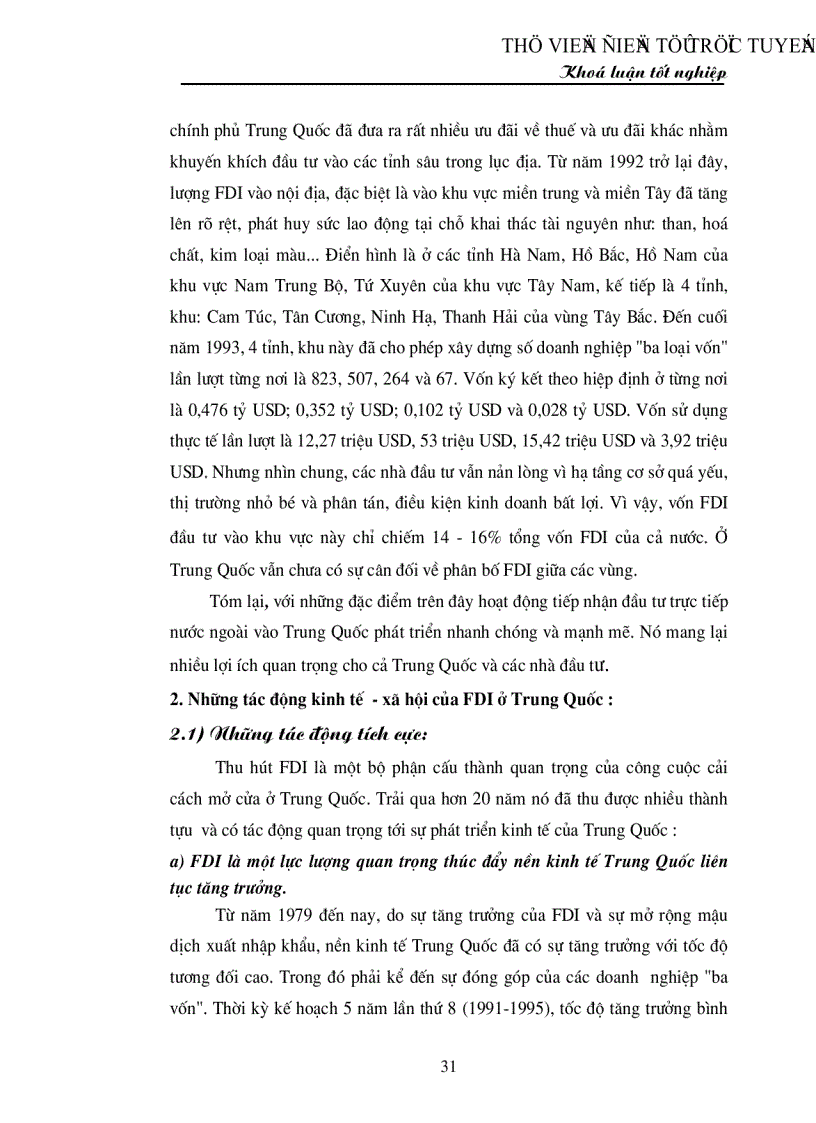 image for page Chính sách thu hút FDI của Trung Quốc và bài học đối với Việt Nam