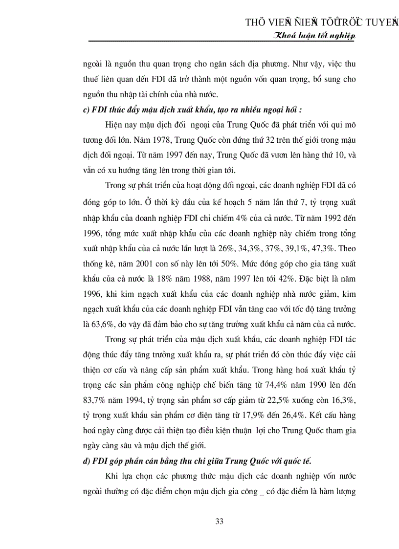 image for page Chính sách thu hút FDI của Trung Quốc và bài học đối với Việt Nam