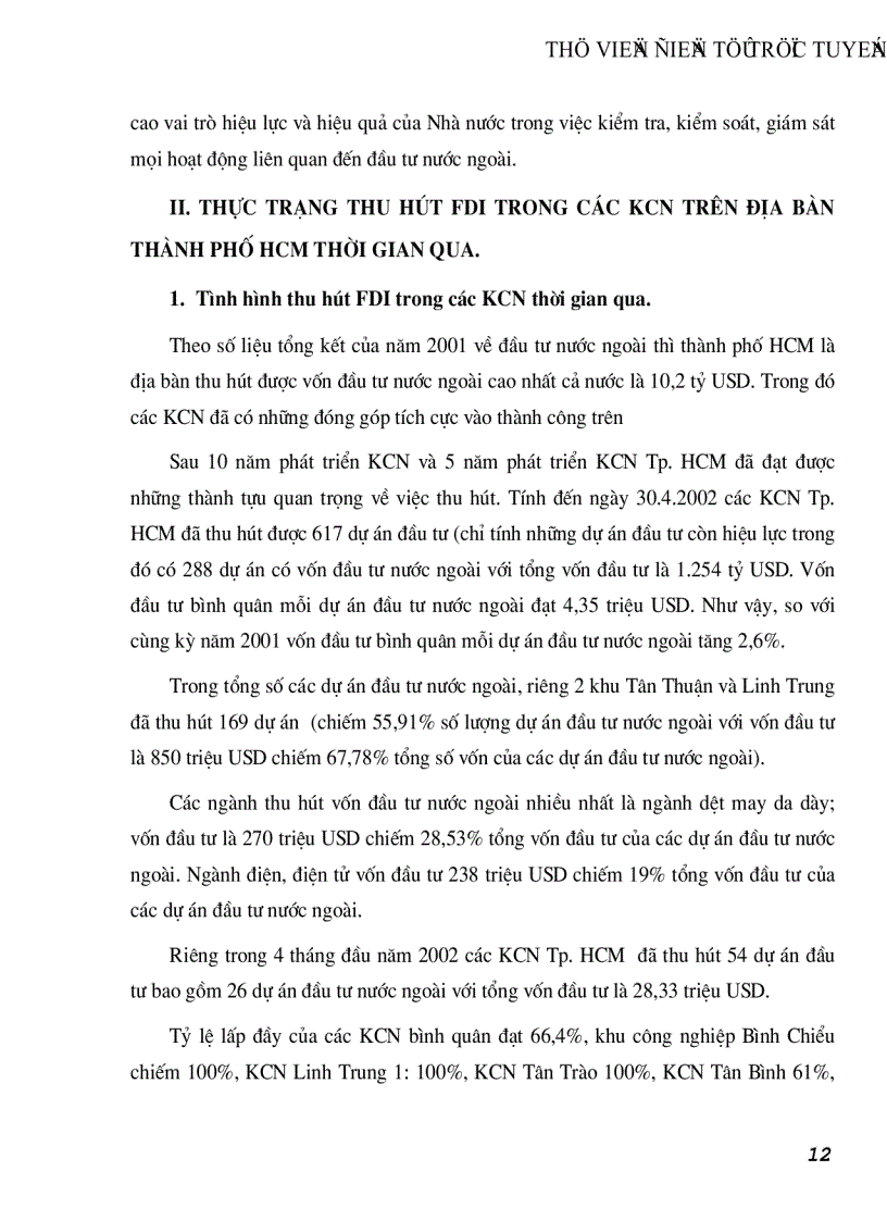 image for page Một số giải pháp nhằm thu hút FDI vào các KCN trên địa bàn Thành phố Hồ Chí Minh