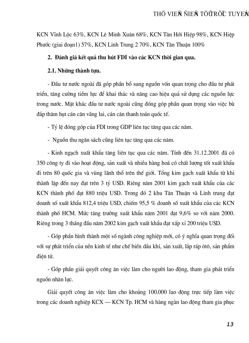 image for page Một số giải pháp nhằm thu hút FDI vào các KCN trên địa bàn Thành phố Hồ Chí Minh