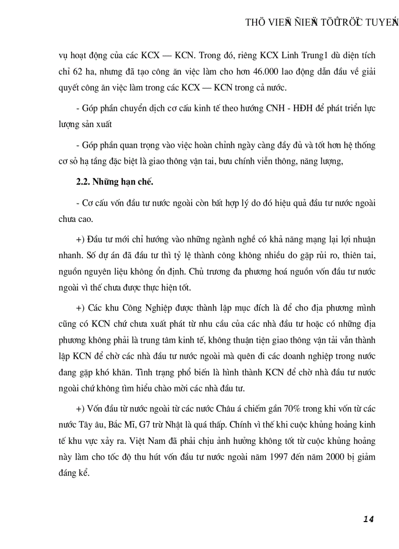 image for page Một số giải pháp nhằm thu hút FDI vào các KCN trên địa bàn Thành phố Hồ Chí Minh