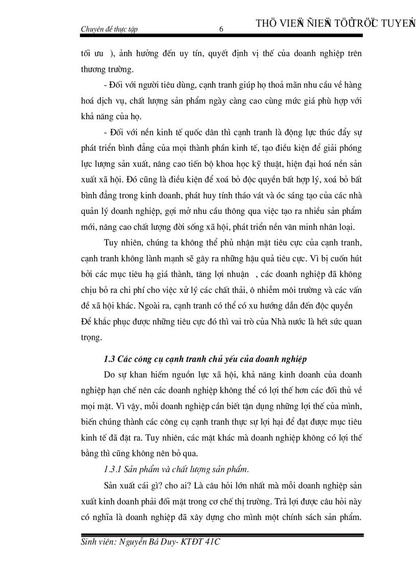 image for page Thực trạng và giải pháp họat động đầu tư nâng cao khả năng cạnh tranh của công ty Cao su Sao Vàng
