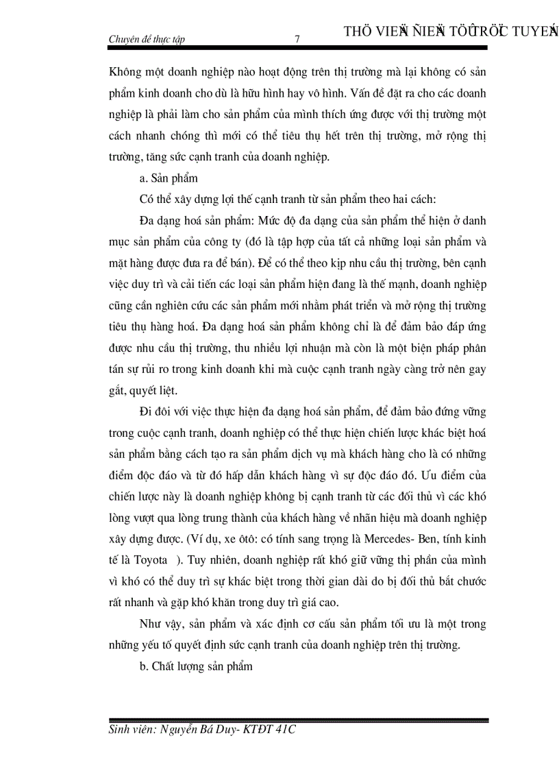 image for page Thực trạng và giải pháp họat động đầu tư nâng cao khả năng cạnh tranh của công ty Cao su Sao Vàng