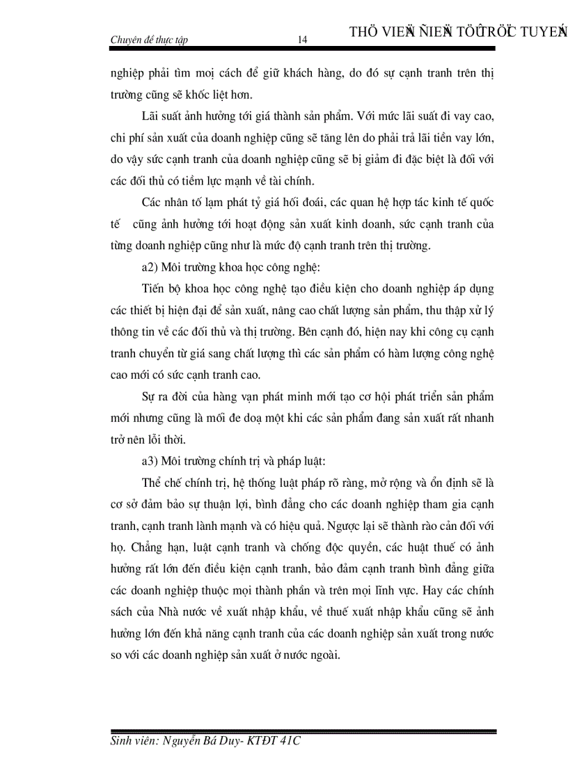 image for page Thực trạng và giải pháp họat động đầu tư nâng cao khả năng cạnh tranh của công ty Cao su Sao Vàng
