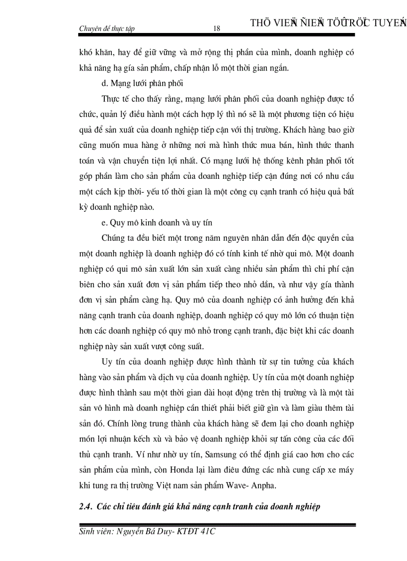 image for page Thực trạng và giải pháp họat động đầu tư nâng cao khả năng cạnh tranh của công ty Cao su Sao Vàng