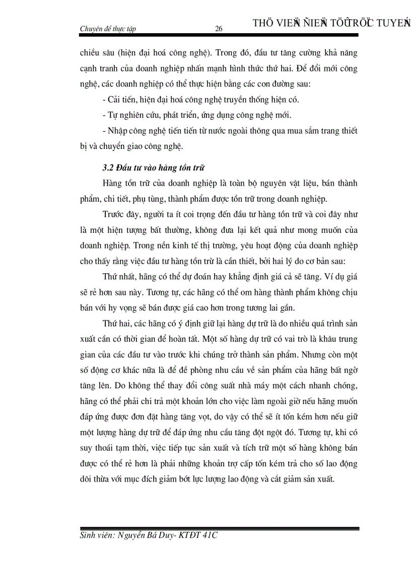 image for page Thực trạng và giải pháp họat động đầu tư nâng cao khả năng cạnh tranh của công ty Cao su Sao Vàng